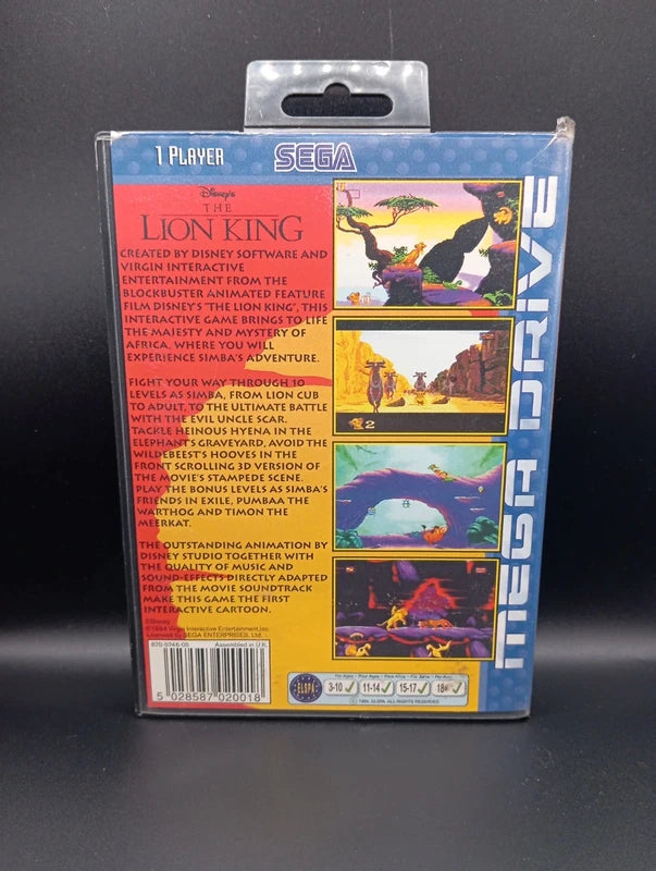 The Lion King Sega Mega Drive