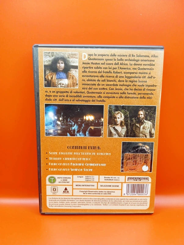Allan Quatermain Gli avventurieri della città perduta Dvd