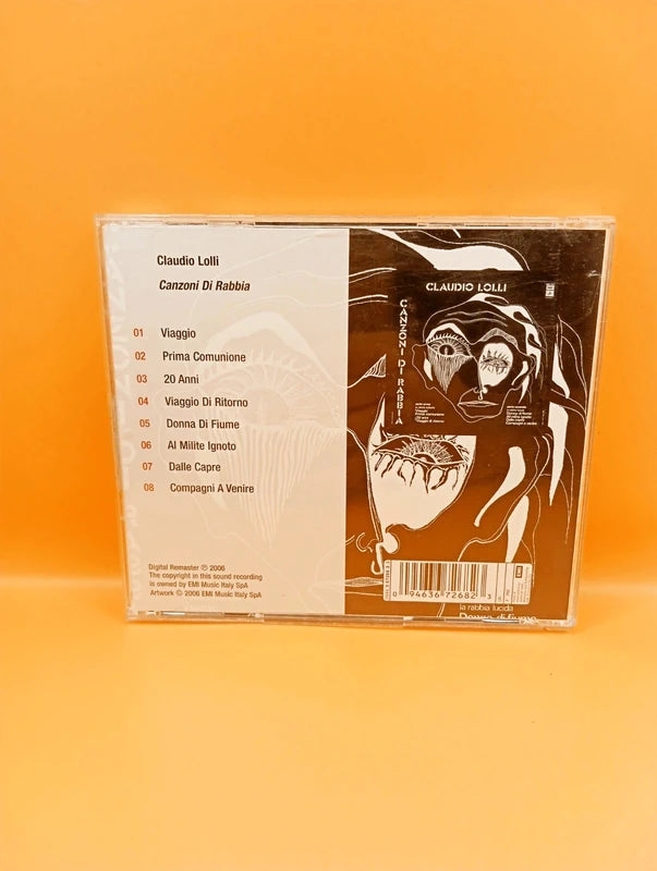 Claudio Lolli - Canzoni di rabbia Cd
