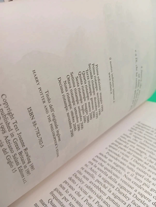 J.K. Rowling - Harry Potter e la pietra filosofale 2000