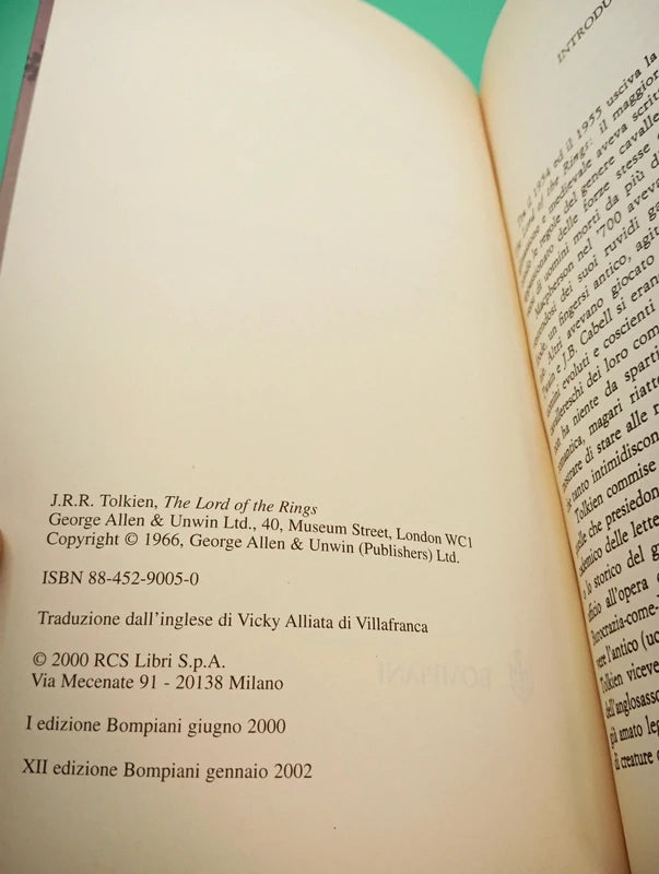 J.R.R. Tolkien - Il Signore degli Anelli 2002