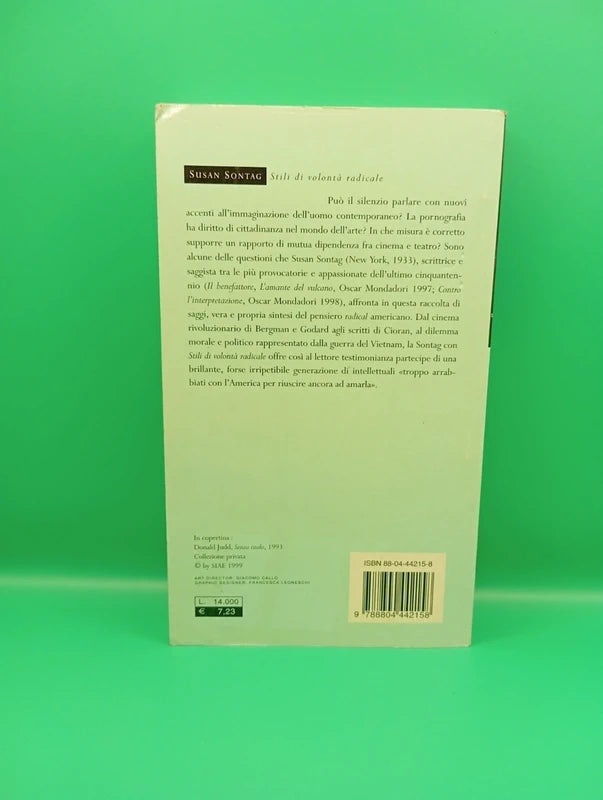 Susan Sontag - Stili di volontà radicale