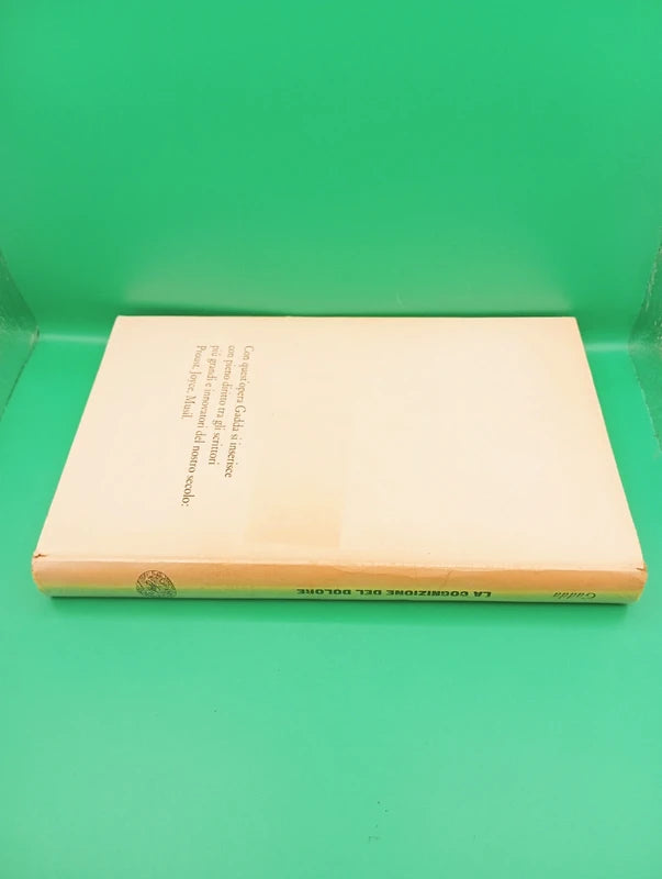 Carlo Emilio Gadda - La cognizione del dolore Einaudi