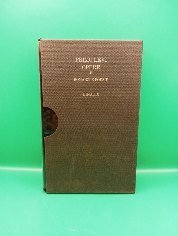 Primo Levi - Opere Einaudi 1988