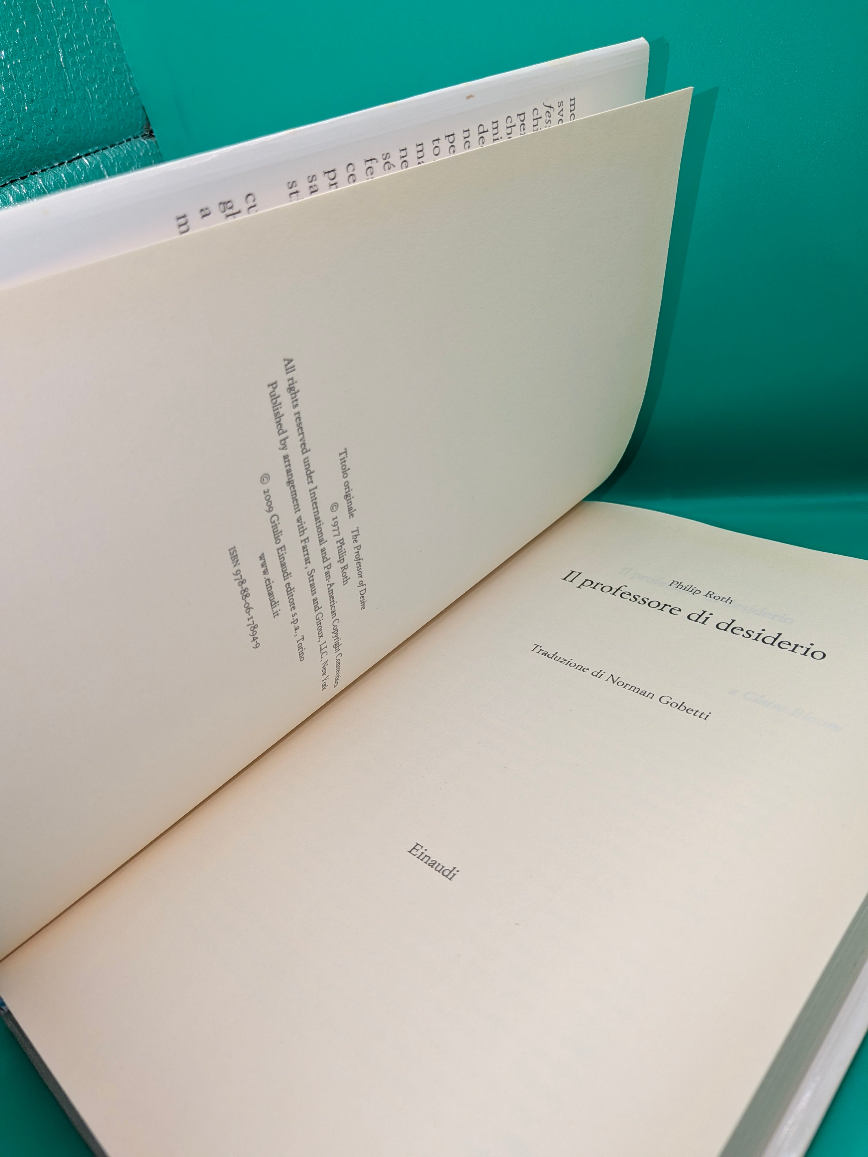 Philip Roth - Il professore di desiderio