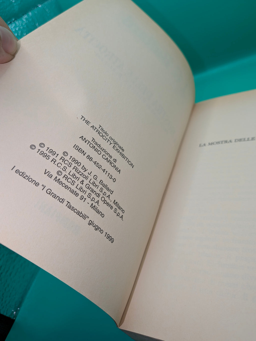 J.G. Ballard - La mostra delle atrocitá