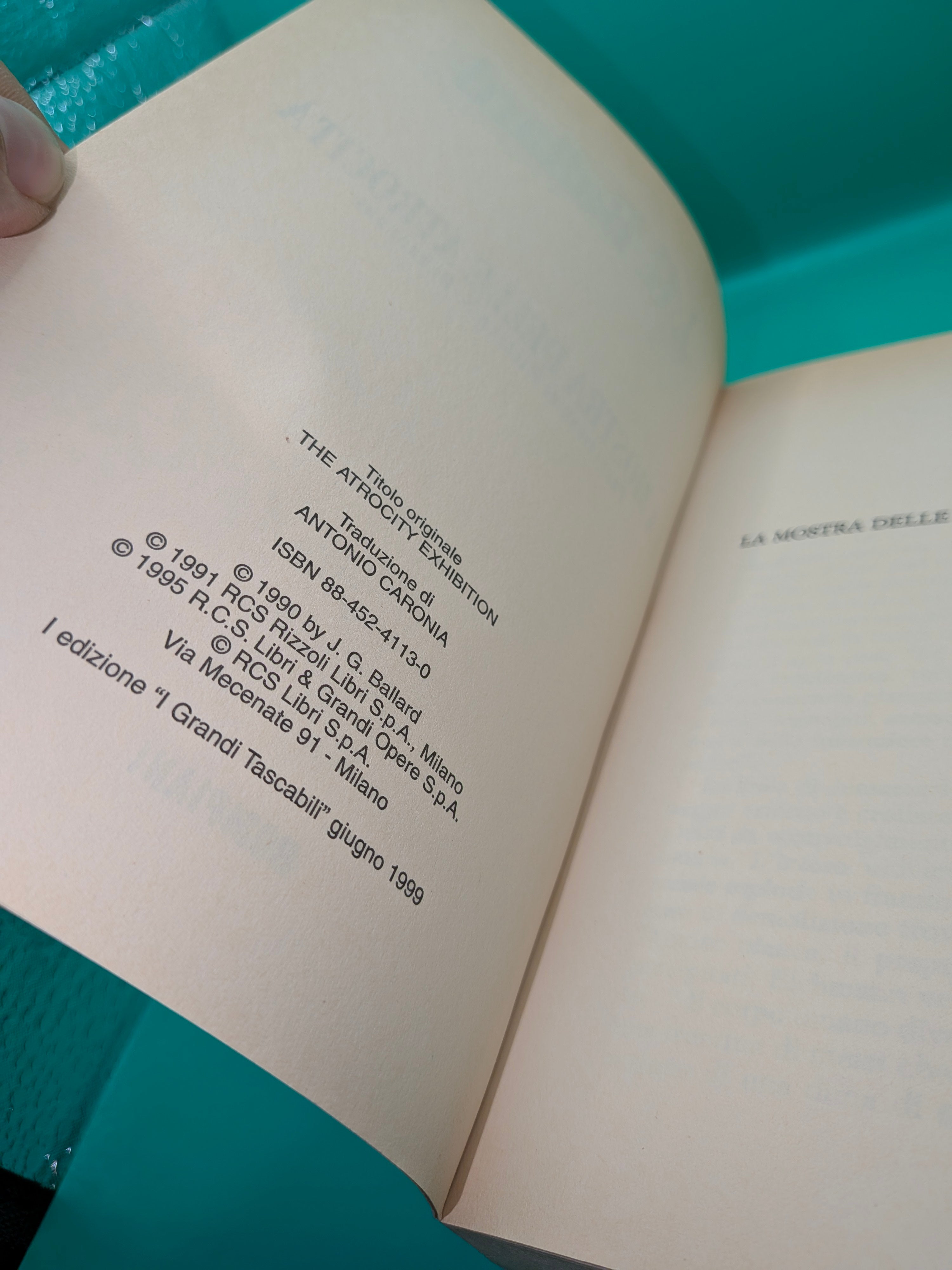 J.G. Ballard - La mostra delle atrocitá